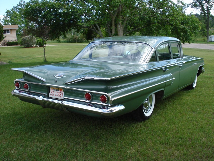 1960 Bel Air 4 door Sedan green 39kmiles 08.jpg